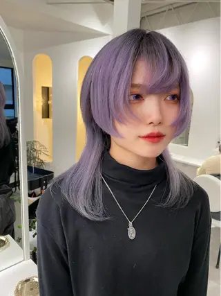 ロング MOE🐈‍⬛🎀 エクステ/ワンホンのヘアスタイル