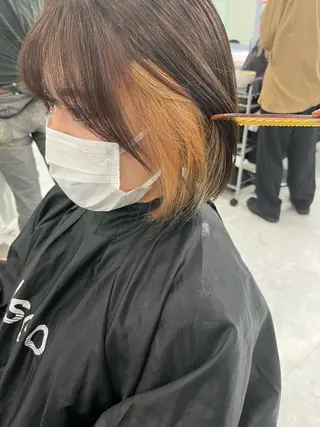 カラー 似合わせ💗透け感 💗うる艶カラー💗のヘアスタイル