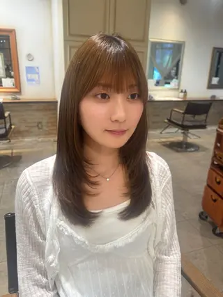 セミロング 🩰片川 真白🪽のヘアスタイル