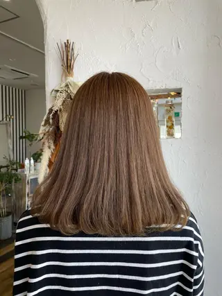 ミディアム カラー 🌸小掛🌸 豊橋外国人風カラーのヘアスタイル