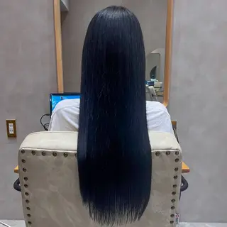 ロング 透明感寒色 カラー/さとゆな💛のヘアスタイル