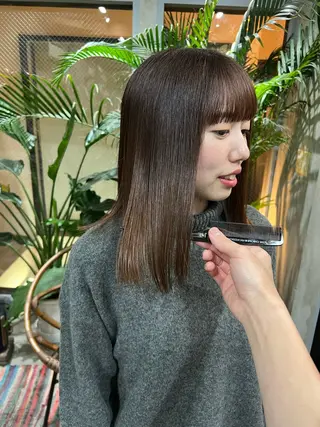 セミロング U-fuショート 伊藤拓海のヘアスタイル