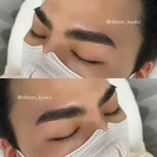 アイブロウ Ribbon京都駅前店所属・KYOKO 🖤の眉毛・アイブロウイメージ