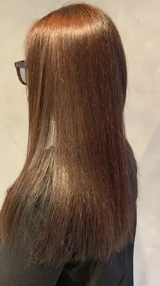 ロング 髪質改善ストレート アオヤギのヘアスタイル