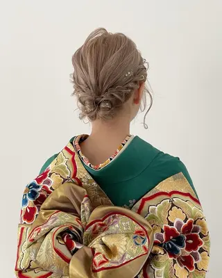 ヘアアレンジ 山崎 里紗のヘアスタイル
