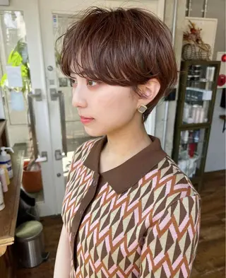 ショート パーマ MAKE'S所属・石坂 暢大のヘアスタイル