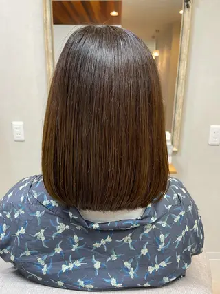 セミロング カラー 池田 雄太 ✨美髪縮毛矯正✨のヘアスタイル