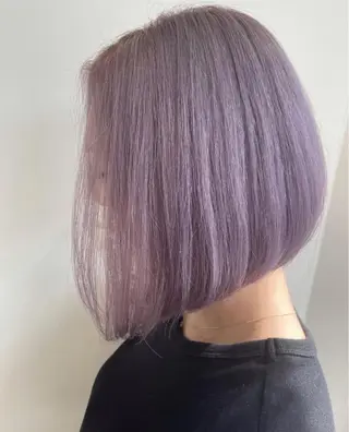 ミディアム カラー Rina のヘアスタイル