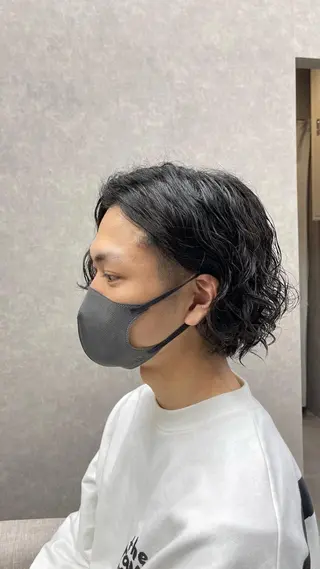 パーマ メンズ GO TODAYシェアサロン大名店所属・濵武 尚人のヘアスタイル