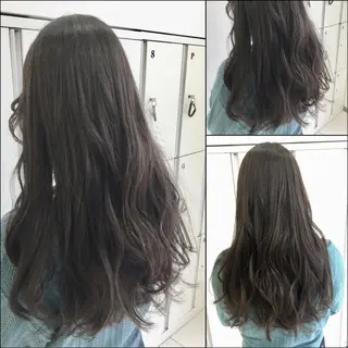 ロング カラー Ash 山田 勇太のヘアスタイル