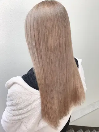 ロング カラー 髪質改善色素改善特化 keiのヘアスタイル