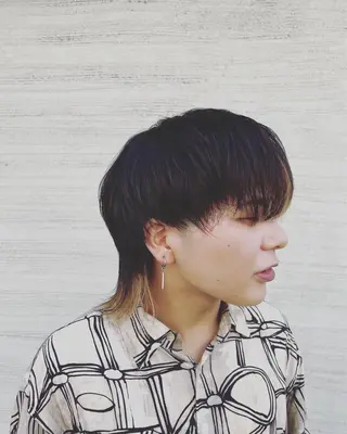 ミディアム カラー labyrinthノーブル所属・再現性No.1西村 雄太のヘアスタイル