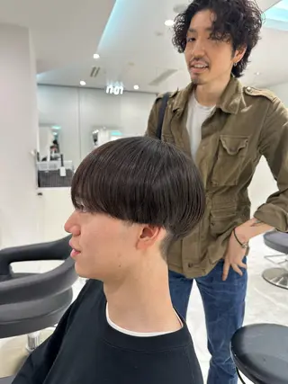 メンズ 🐺メンズパーマ マッシュ　あさひ🐺のヘアスタイル