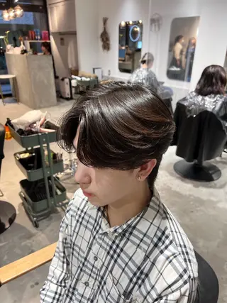 ミディアム パーマ メンズ メンズカットパーマ ✂️ JOYAのヘアスタイル