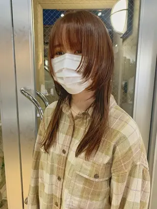 ミディアム ハイトーンNo.1✨ パーマ✨イマイタツヤのヘアスタイル