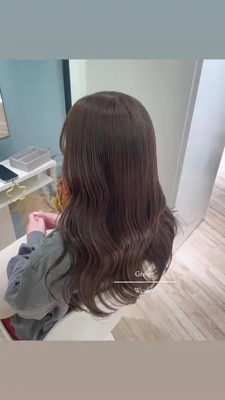 セミロング カラー ParveMix 🩶🫧入江 香名のヘアスタイル