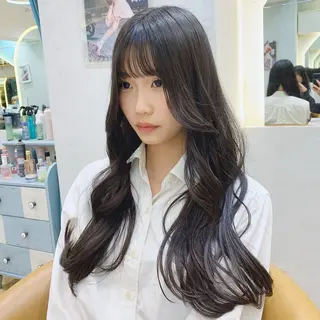 ロング 韓国レイヤー 🧸🤍ちずみのヘアスタイル