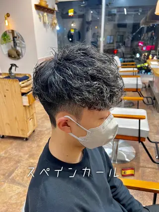 ショート パーマ ハイトーンデザイン カラー特化🌟木下のヘアスタイル