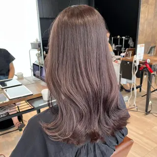 セミロング カラー 佐藤 悠衣/透明感 カラー/似合わせ前髪のヘアスタイル