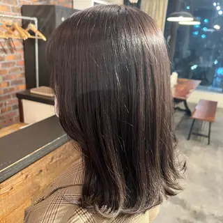 セミロング カラー Rino kanayama所属・Rino 金山 / 宮澤 萌のヘアスタイル