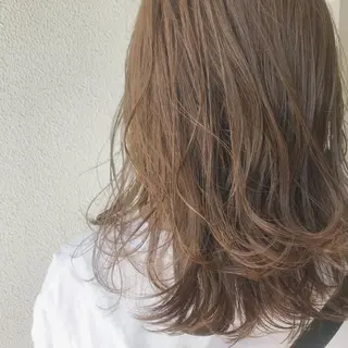 ミディアム カラー ヘアアレンジ マツエク・マツパ Kawaguchi Arisaのヘアスタイル