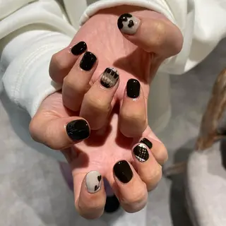 ネイル ハイトーン🦄ネイル 💞のぶちのネイルデザイン