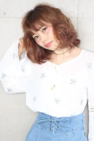 ミディアム パーマ Lumderica(ラムデリカ)所属・横浜/元町/石川町 ラムデリカYUKAのヘアスタイル