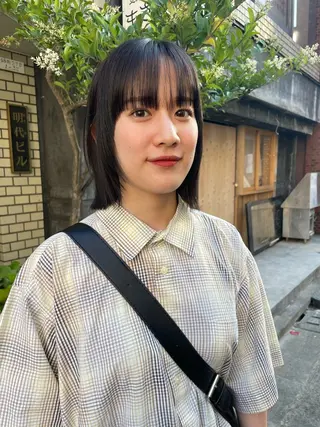 ミディアム カラー sakura🌸 レイヤー/韓国ヘアのヘアスタイル