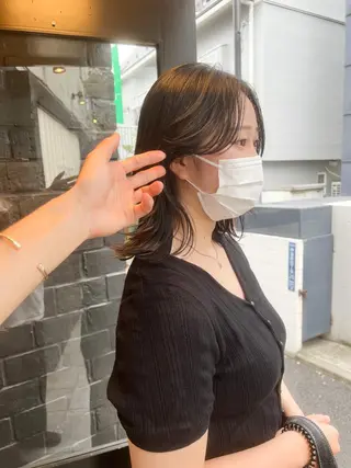 ミディアム カラー パーマ スパイキーショート/ メンズヘア/hugeのヘアスタイル