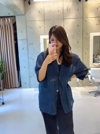 ロング nagi所属・透明感／髪質改善 ／ りかのヘアスタイル