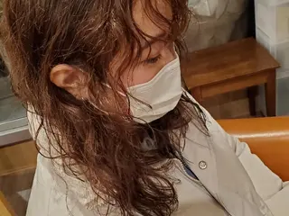 ロング パーマ カラー spa hair  ark 富井直美のヘアスタイル