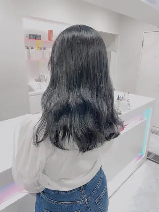 セミロング 💍大人デザイン /ハイトーン♡リクトのヘアスタイル