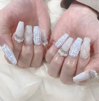 ロング JNA認定講師🌸 RIEのネイルデザイン