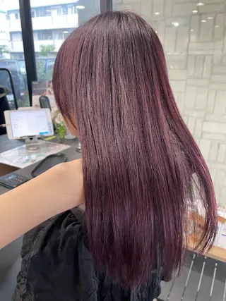 セミロング 德本 奈名美のヘアスタイル