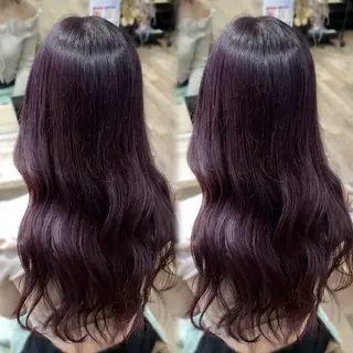 ロング ピンク・ラベンダー/ レイヤー/NANAのヘアスタイル