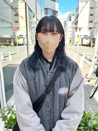 セミロング カラー パーマ ショート/パーマ/ カラー/FUKOのヘアスタイル