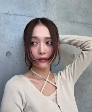 ミディアム カラー 🌫️大人韓国ヘア 🌫️naoyaのヘアスタイル