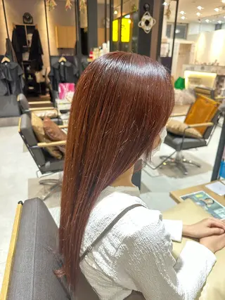 セミロング カラー 🍜のばた 🍜のヘアスタイル