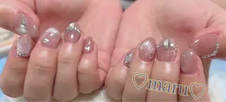 ネイル まるみ♡8/25- 31お休み🙇‍♀️のネイルデザイン