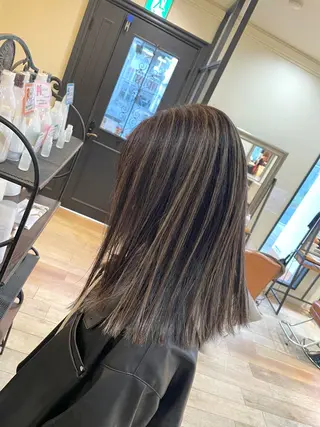 セミロング 亀川蓮 Agu hairのヘアスタイル