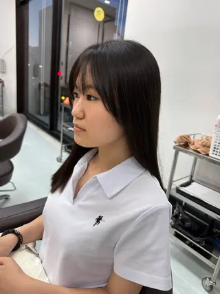 セミロング 小芝/メンズパーマ /レイヤーカット✂️のヘアスタイル