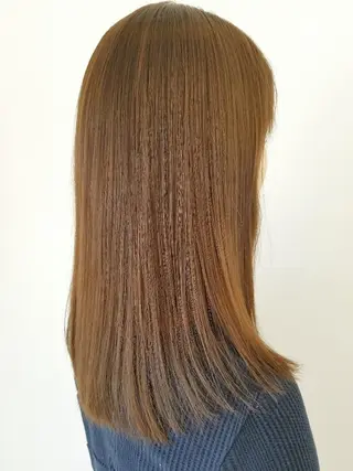 ロング カラー パーマ 髪質改善/ハイライト 小林秀樹のヘアスタイル