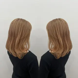 セミロング レイヤー/ボブ/ ミニボブ/AOIのヘアスタイル