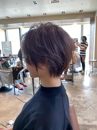 ショート カラー 伊奈 航平のヘアスタイル