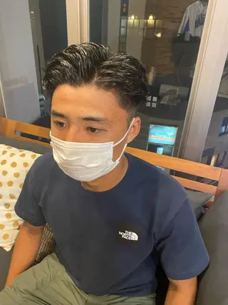 パーマ ヘアアレンジ メンズ men'slapis YUTOのヘアスタイル