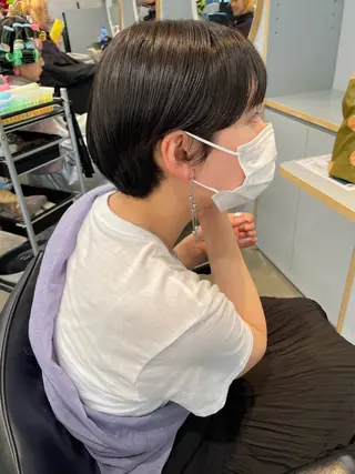 ショート カラー pole所属・【pole】 minaのヘアスタイル