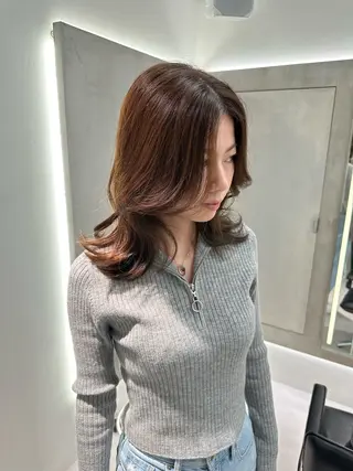 セミロング カラー パーマ ヘアアレンジ メンズ キッズ 🌟代表 Yuito🌟のヘアスタイル