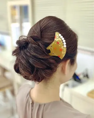 ヘアアレンジ 似合わせヘアメイク 💐オダギリチアキのヘアスタイル