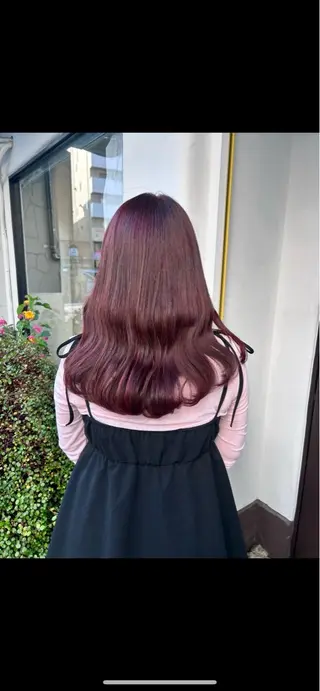 ロング カラー ゆいな 心斎橋美容室のヘアスタイル
