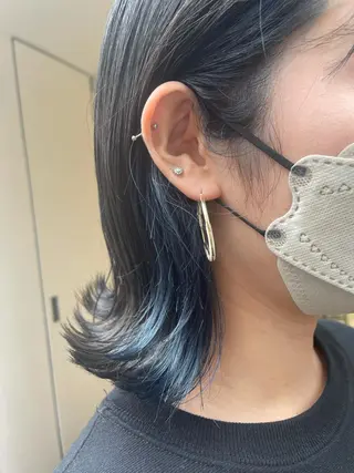 ミディアム 福田 千尋のヘアスタイル